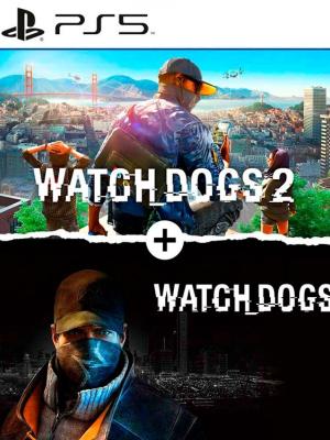 Watch Dogs 1 mas Watch Dogs 2 Standard Editions Bundle PS5