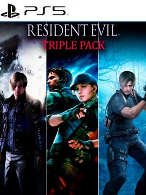 3 Juegos en 1 Resident Evil Triple Pack 4,5,6 PS5