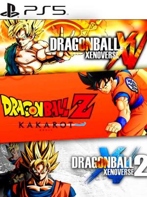 3 juegos en 1 XENOVERSE  mas XENOVERSE 2 mas KAKAROT Ps5