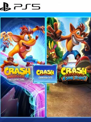 Crash Bandicoot Lote Quadrilogy PS4